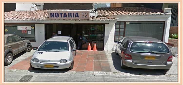 Notaria 22 de Bogotá