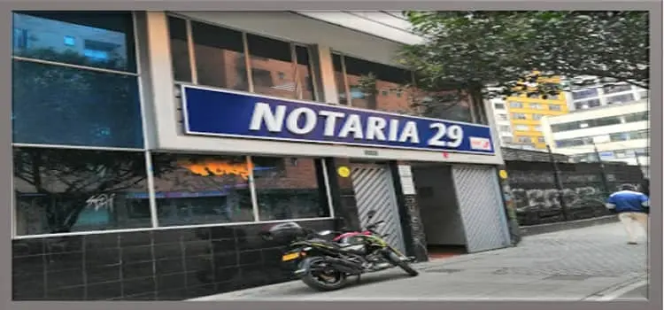 Notaria 29 de Bogotá