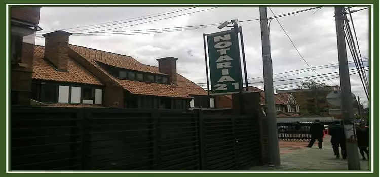Notaria 21 de Bogotá