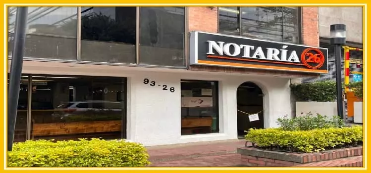 Notaria 26 de Bogotá