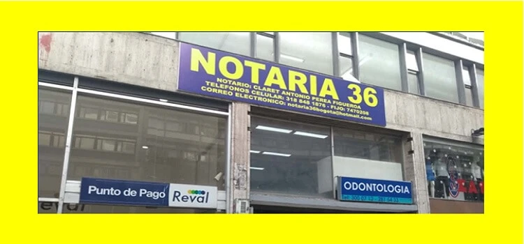 Notaría 36 de Bogotá