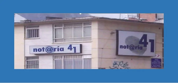 Notaria 41 de Bogotá