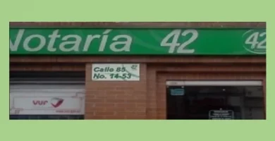 Notaria 42 de Bogotá