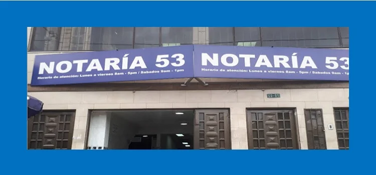 Notaría 53 de Bogotá