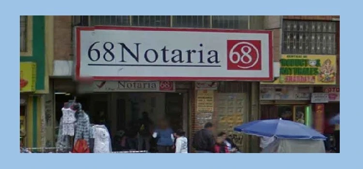 Notaria 68 de Bogotá