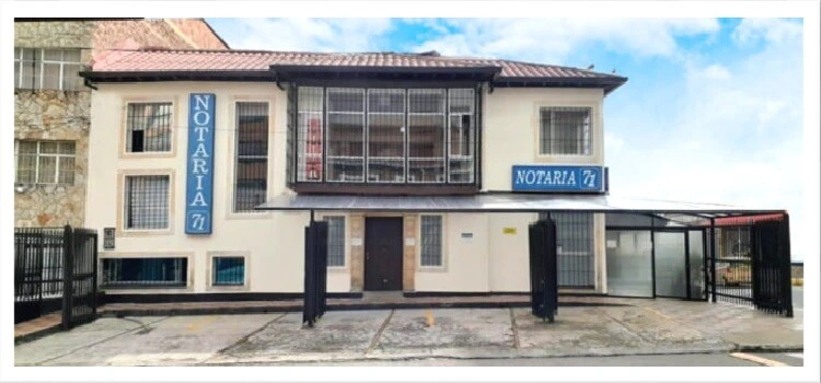 Notaria 71 de Bogotá